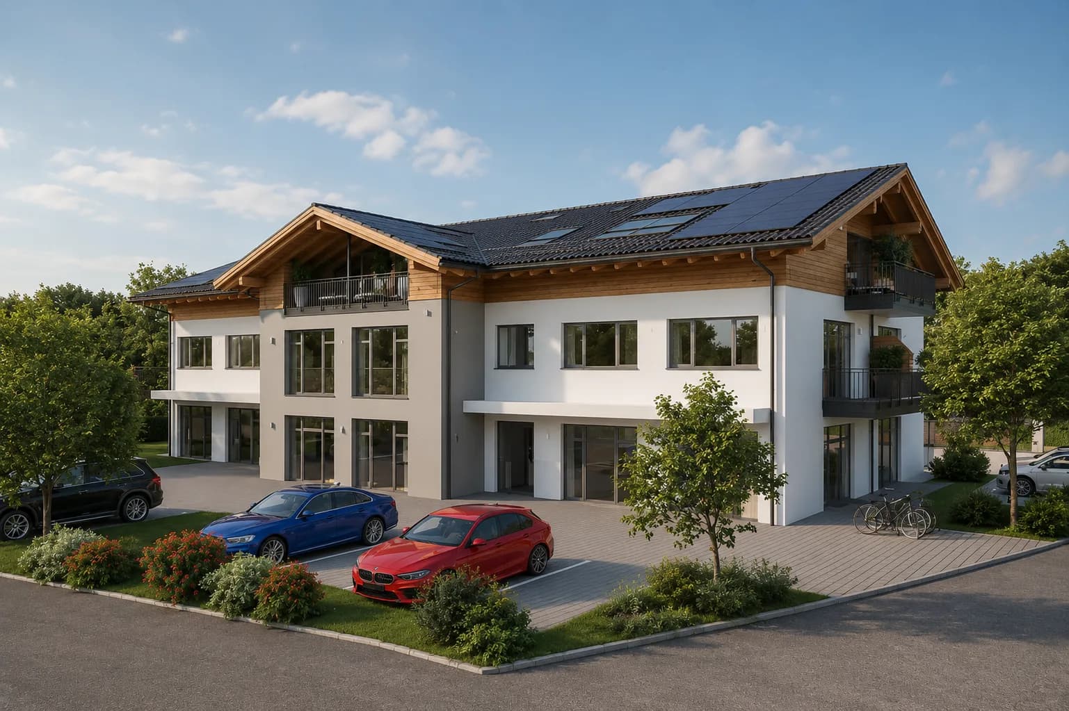 Neubau eines Wohn- und Geschäftshauses mit Tiefgarage