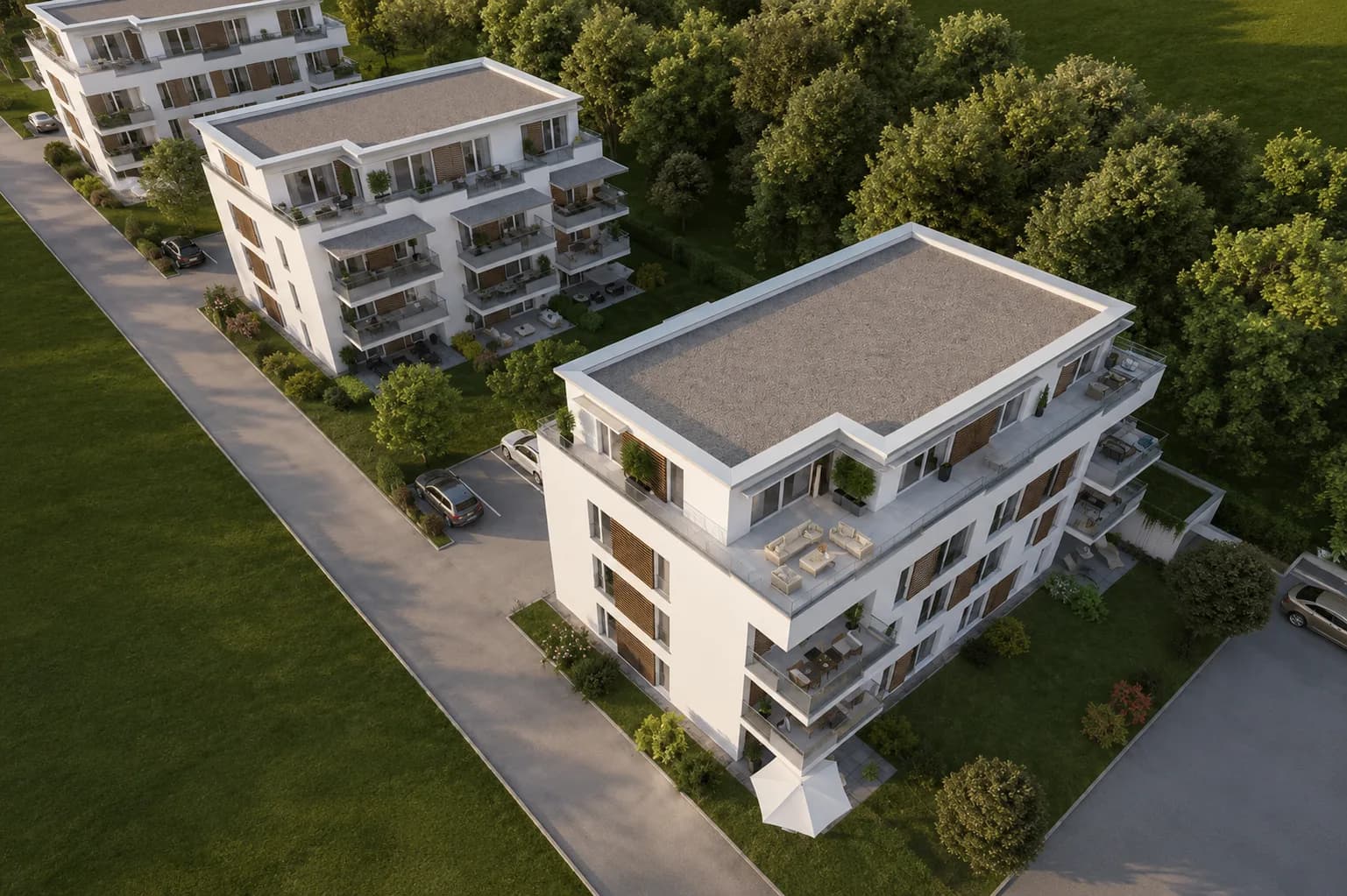 Sechs Mehrfamilienhäuser mit 50 Wohnungen - Bild 3